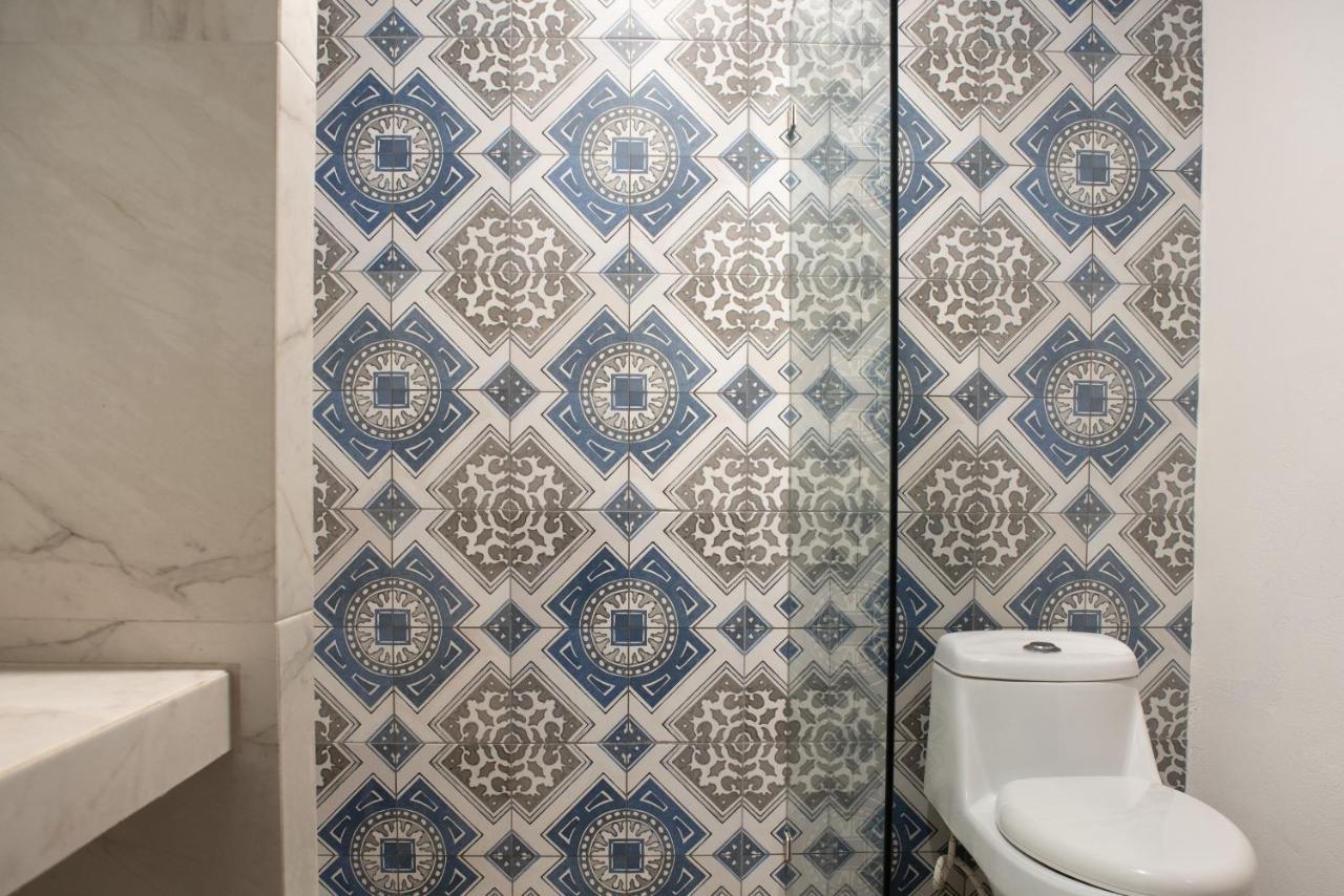 Hotel Mayari Holbox Luaran gambar Bathroom tiles