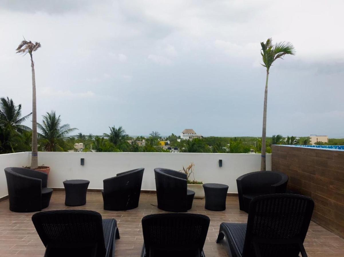 Hotel Mayari Holbox Luaran gambar Rooftop view of the hotel