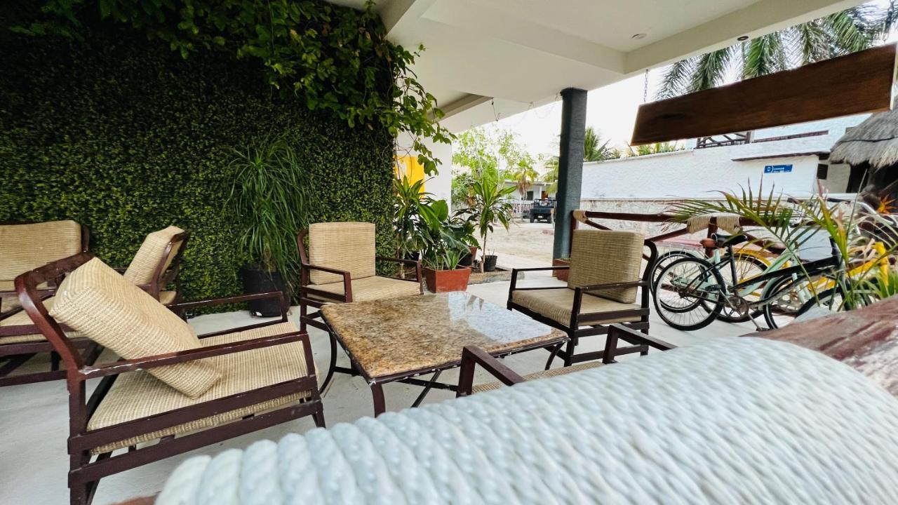 Hotel Mayari Holbox Luaran gambar A 3D model of a patio